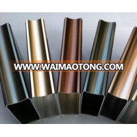 Aluminum extrusion profile for window doors and roller shutters